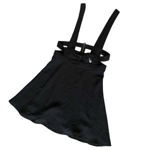 Black Overall Skirt. Size 2. Very good condition